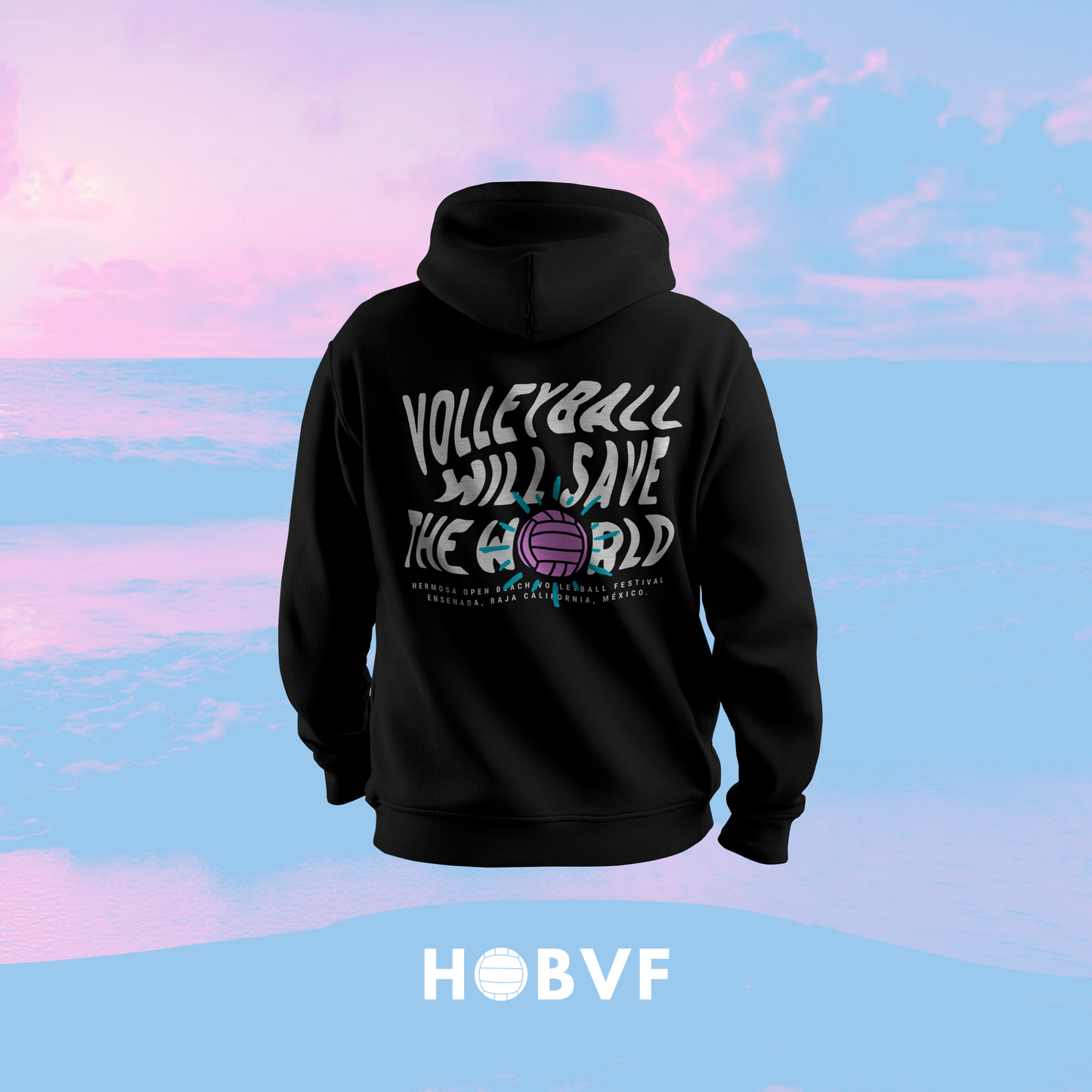 VOLLEYBALL WILL SAVE THE WORLD - HOODIE